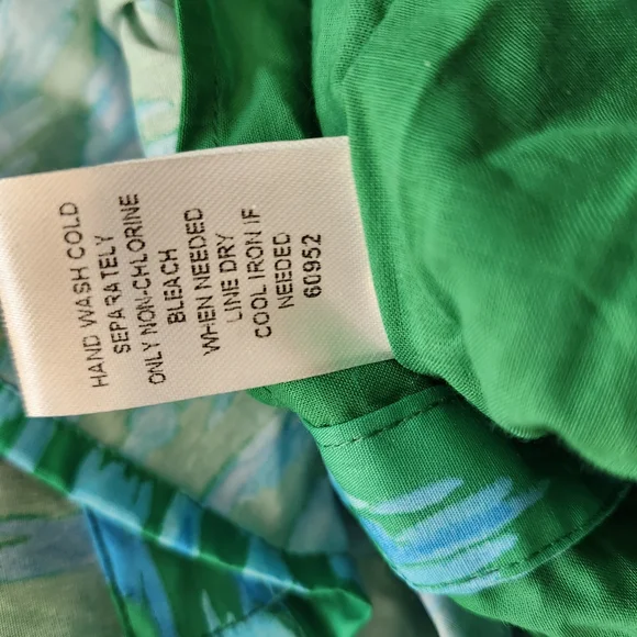 NWT Sugarlips Teal And green Patterned Maxi Dress - Picture 4 of 6